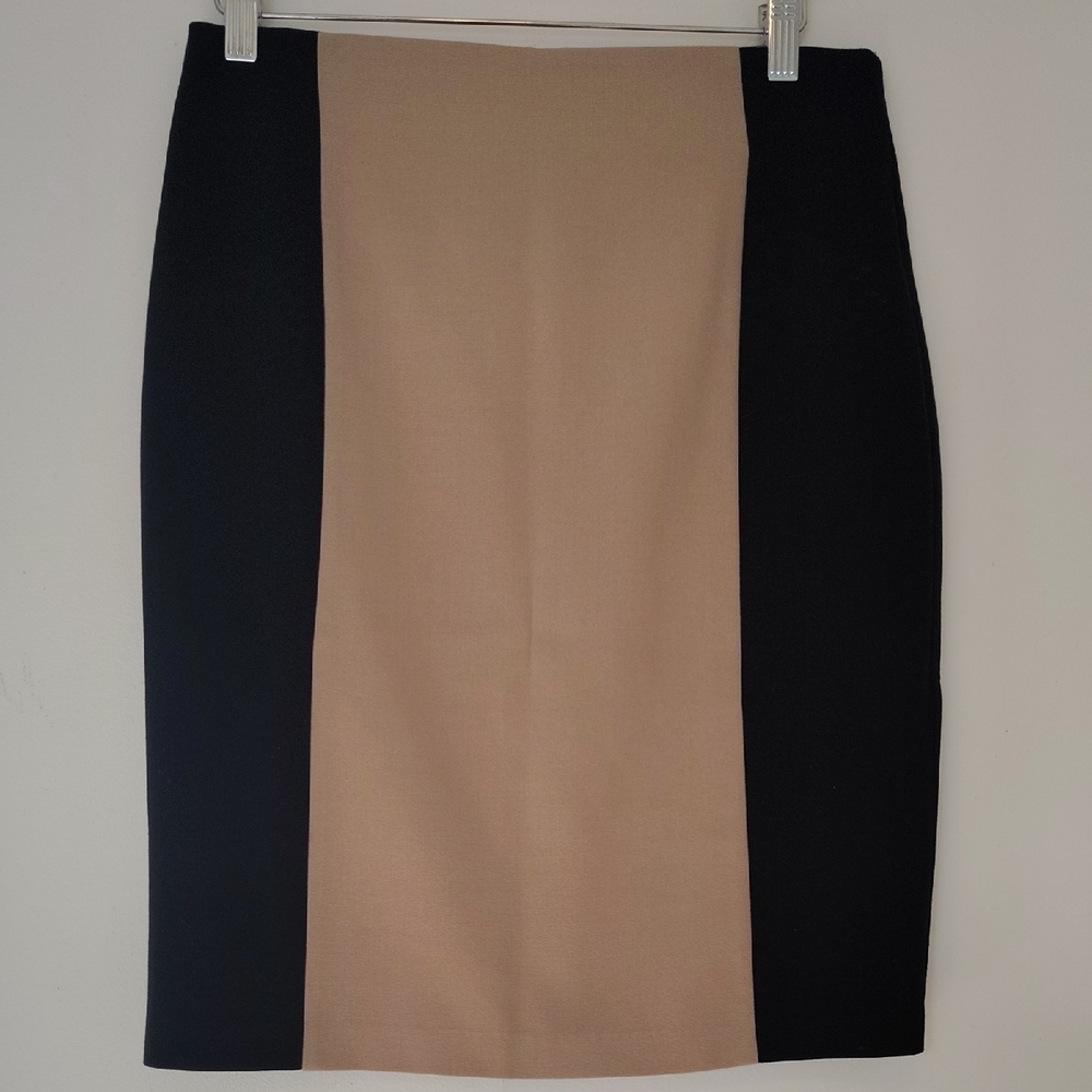 Elegant Black and Tan Women's Skirt